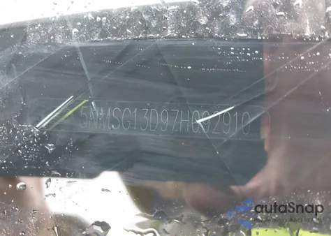 2007 Hyundai Santa Fe Gls z USA, uszkodzony, nr VIN 5NMSG13D97H092910